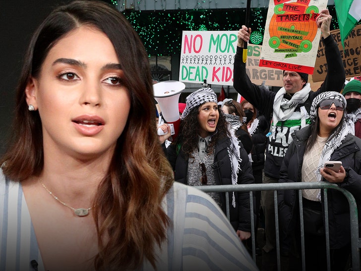 Melissa Barrera, Palestine Protesters Shut Down Avenue Outdoors Sundance