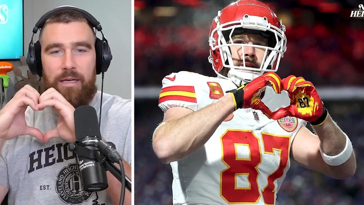 Travis Kelce Says Coronary heart Arms Celebration Aimed At Payments Followers, Not Taylor Swift