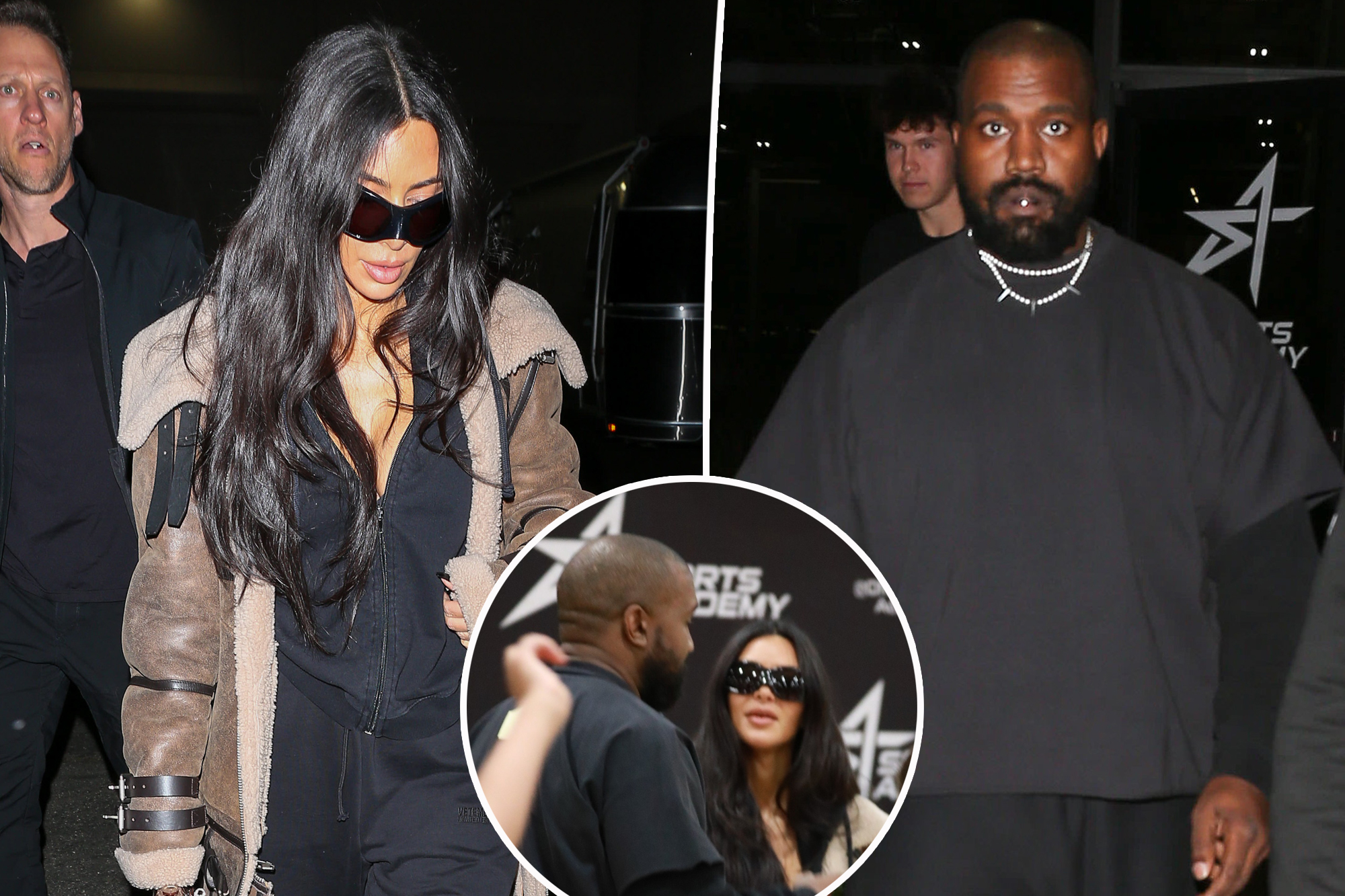 Kim Kardashian and ex Kanye West awkwardly reunite for son Saint’s basketball recreation