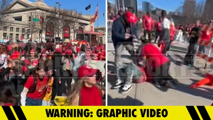 Video Of Second Pictures Rang Out at Chiefs Rally, AR-Fashion Rifle Seen