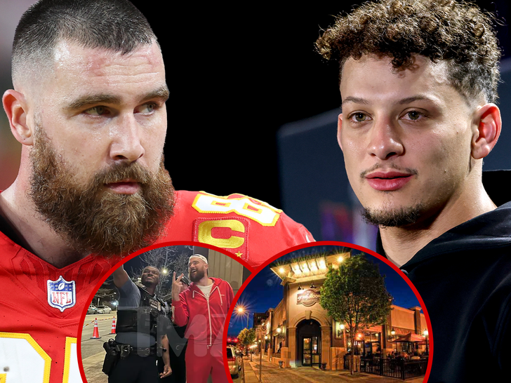 Patrick Mahomes Attended Occasion with Travis Kelce at Restaurant After Taking pictures