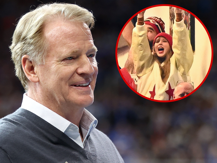 Roger Goodell Praises ‘Taylor Swift Impact,’ Doing Wonders For NFL!
