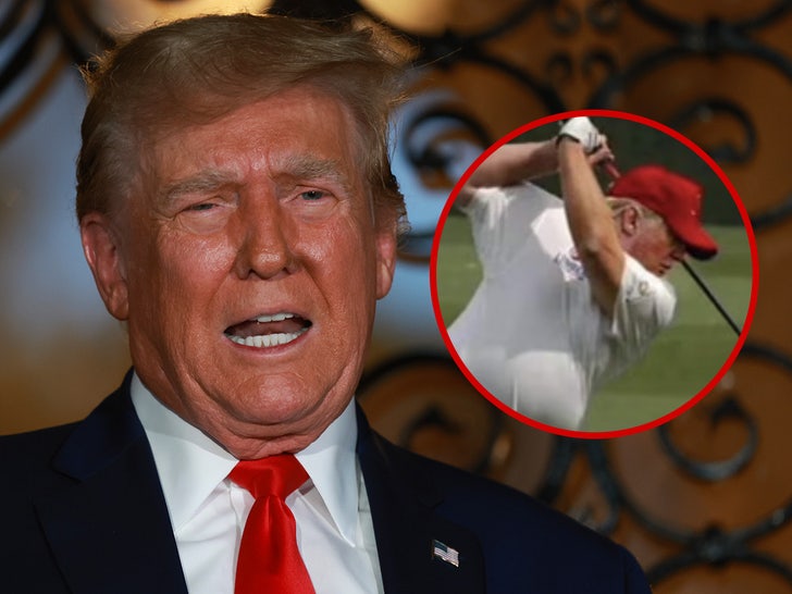 Donald Trump Assaults Portly ‘A.I.’ Pictures of Himself on Golf Course
