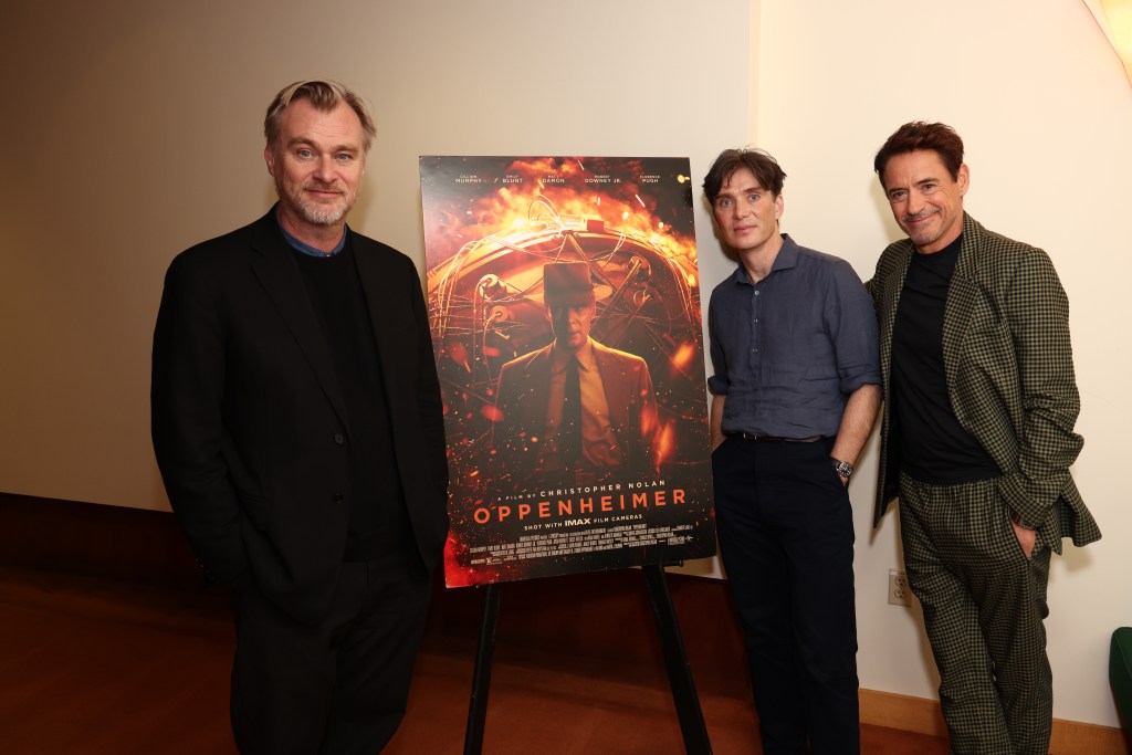 Christopher Nolan Tells Robert Downey Jr. “I Love You, Man!”