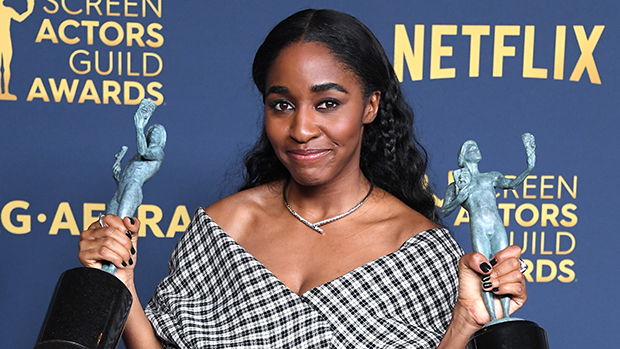 SAG Award Winner Ayo Edebiri Used $8 Hair Products for the Award Show