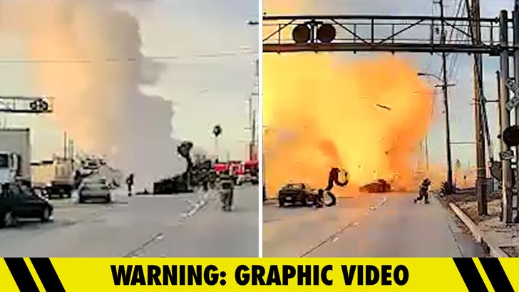 Truck Explosion Caught On Dashcam Video, 9 Firefighters Injured