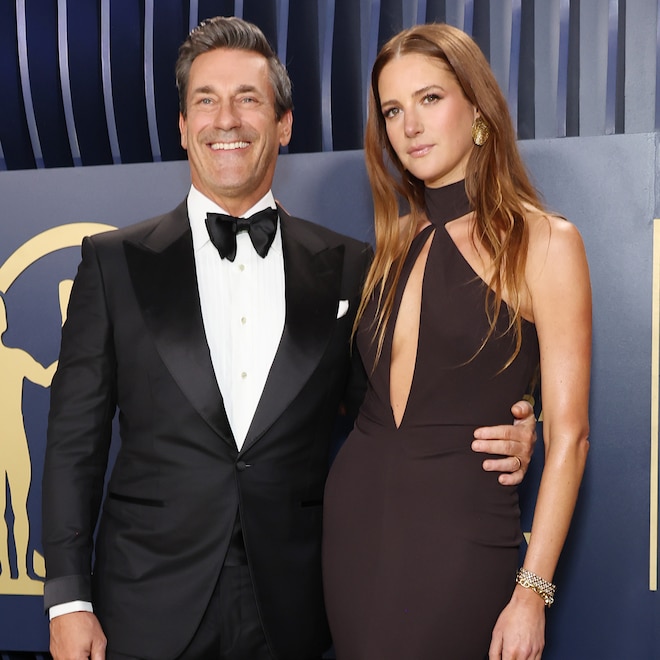 Jon Hamm & Wife Anna Osceola Turn 2024 SAG Awards into Date Night
