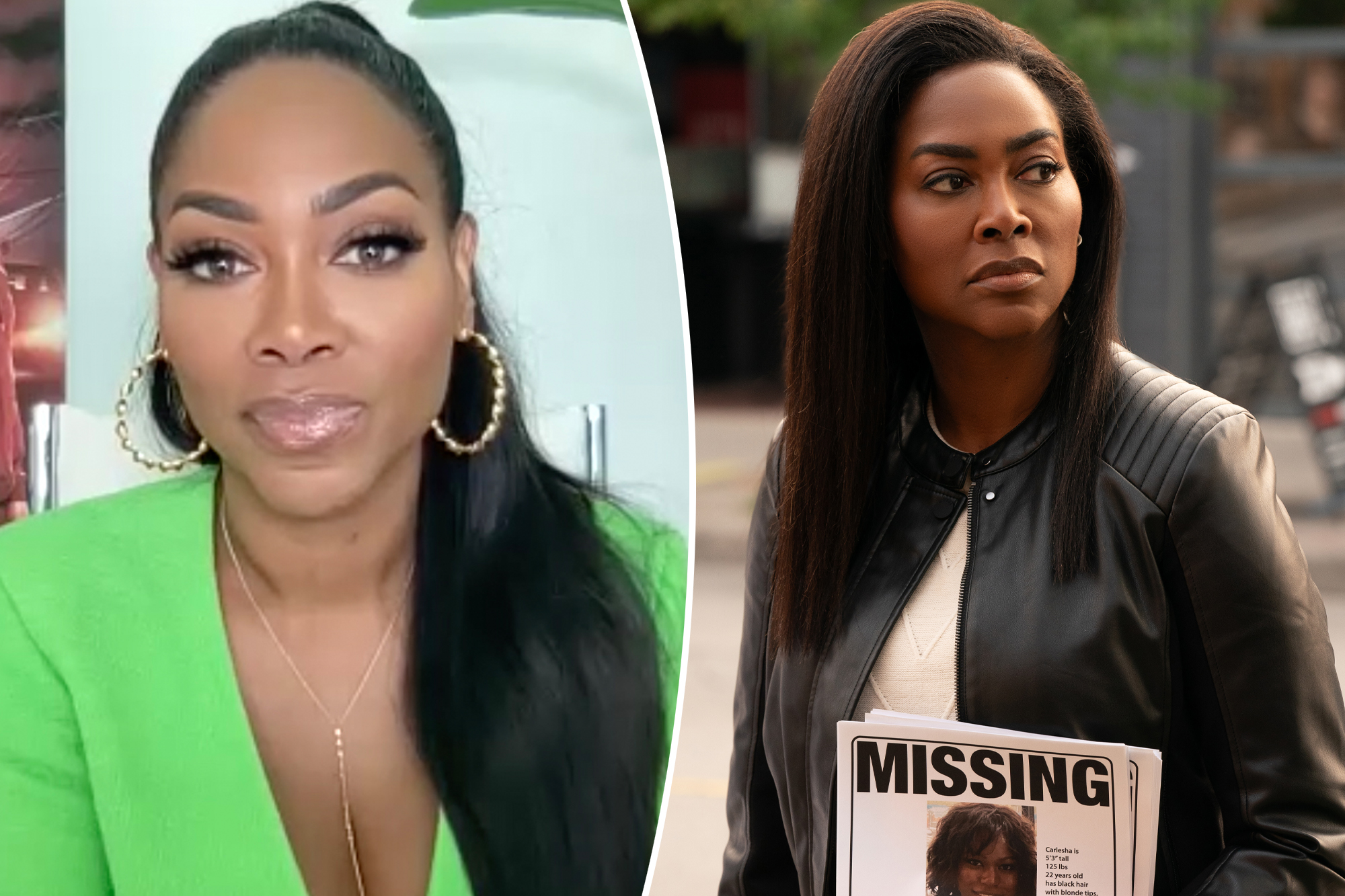 Kenya Moore would not ‘play’ in the case of security, particularly after starring in film about abduction