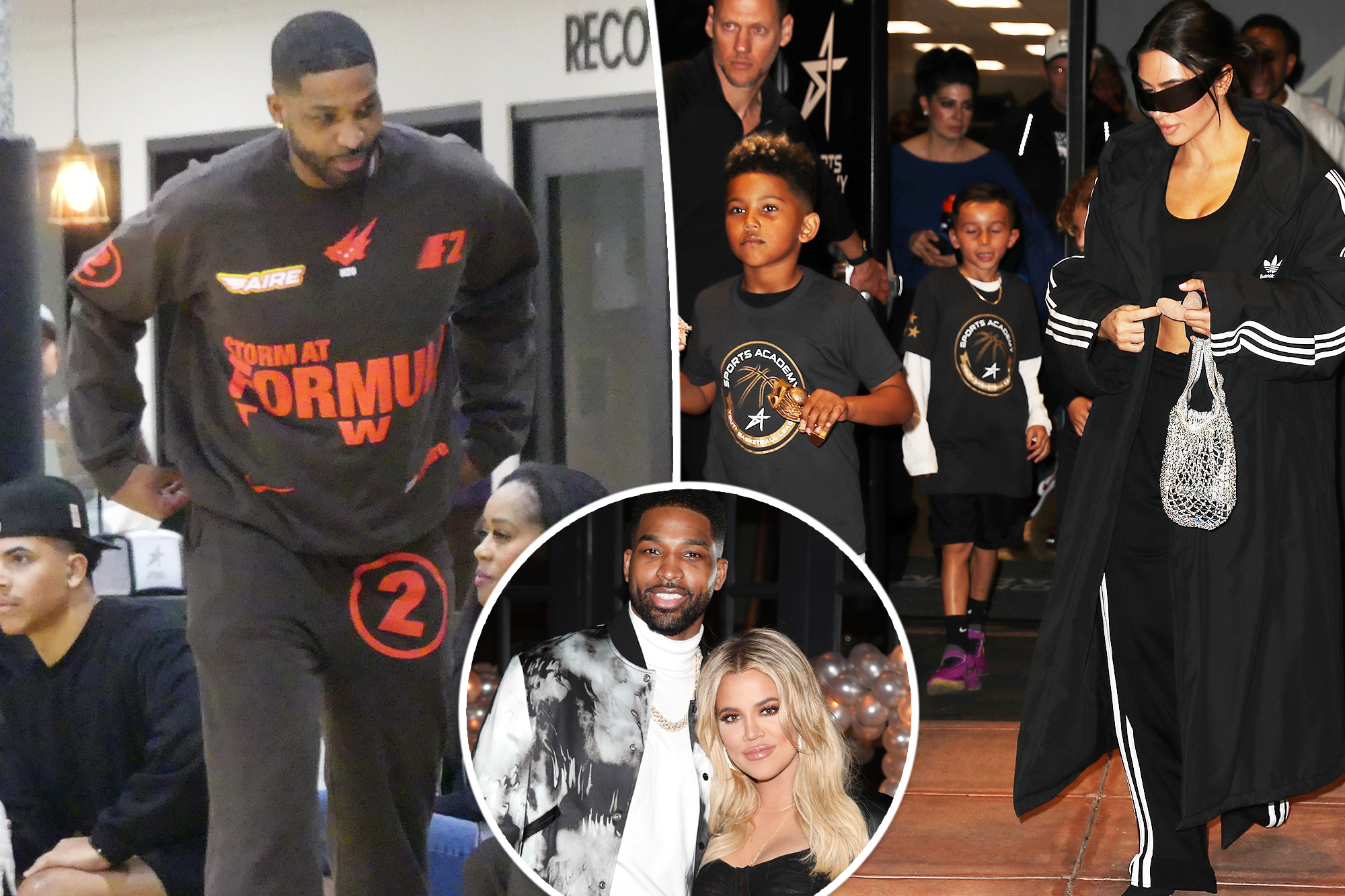 Kim Kardashian attends son Saint’s basketball recreation with sister Khloé’s ex Tristan Thompson