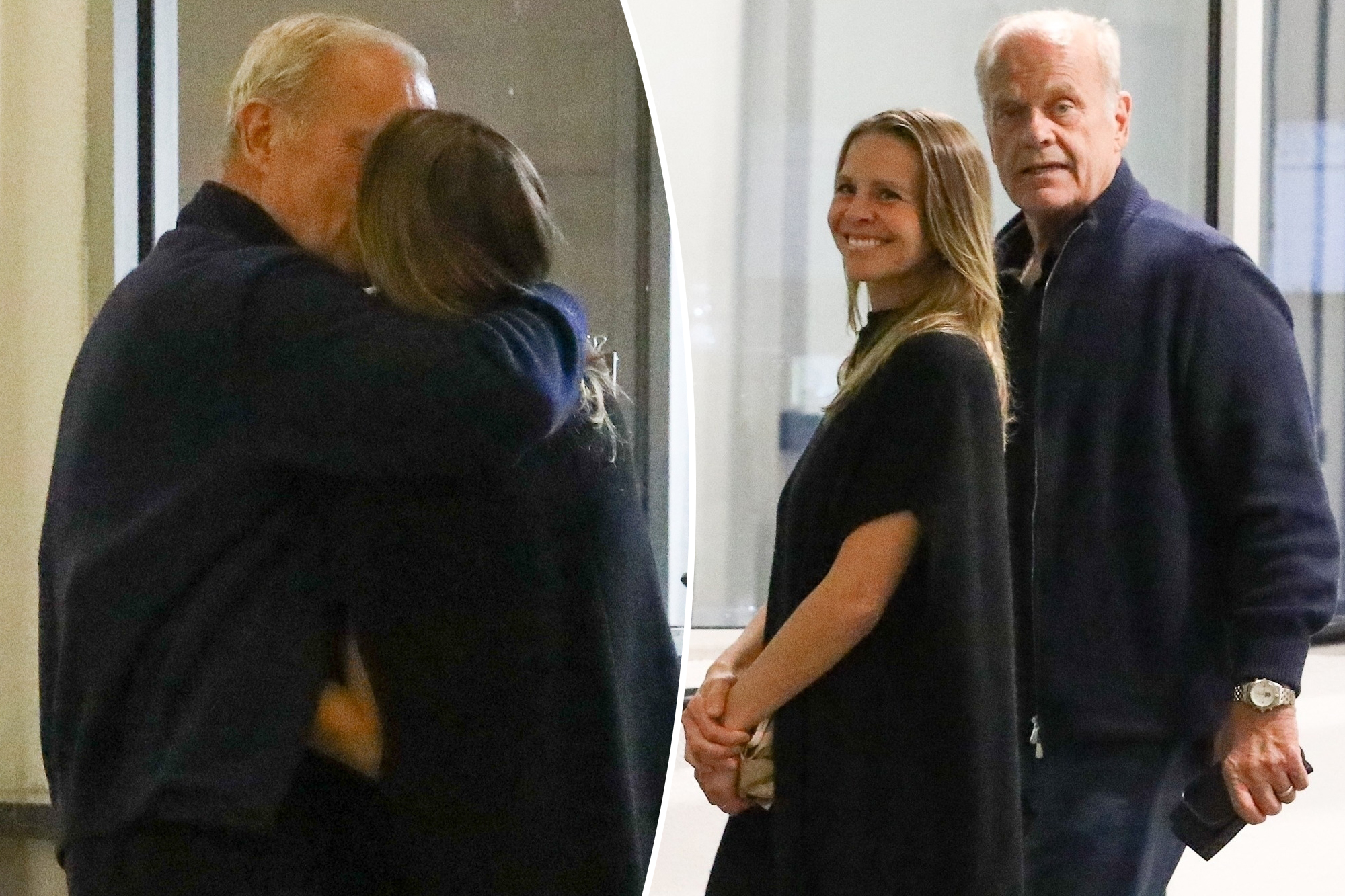 Kelsey Grammer, 69, packs on the PDA with spouse Kayte Walsh, 45