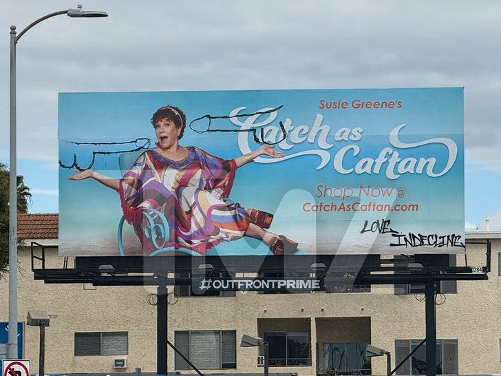 ‘Curb Your Enthusiasm’ Susie Billboard Defaced in Actual-Life with Penises