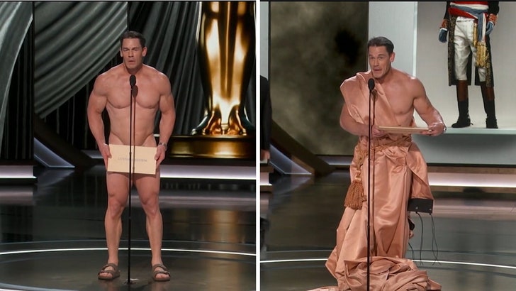 John Cena Undergoes Fast Wardrobe Change After Bare Oscars Second