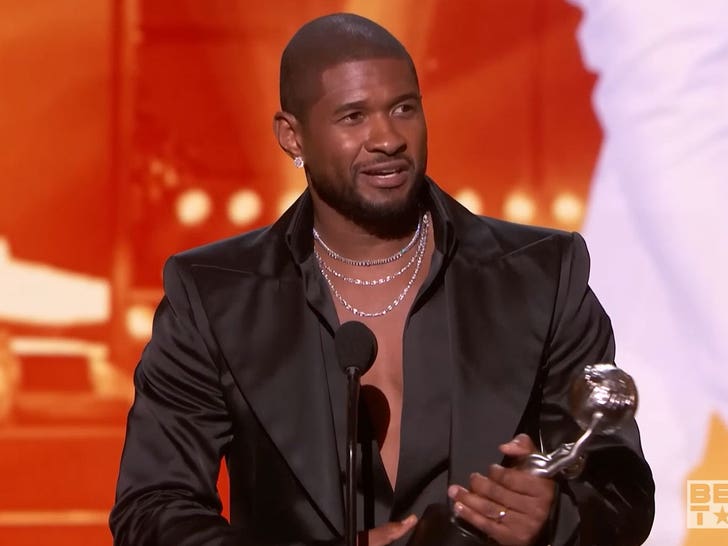 Usher Delivers Emotional Acceptance Speech at NAACP Picture Awards