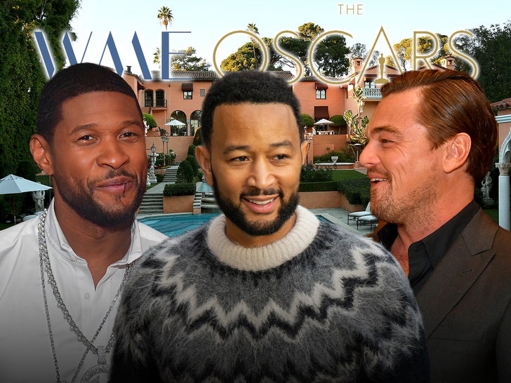 Leo DiCaprio, Usher, Justin Timberlake Maintain Courtroom at WME Pre-Oscars Bash