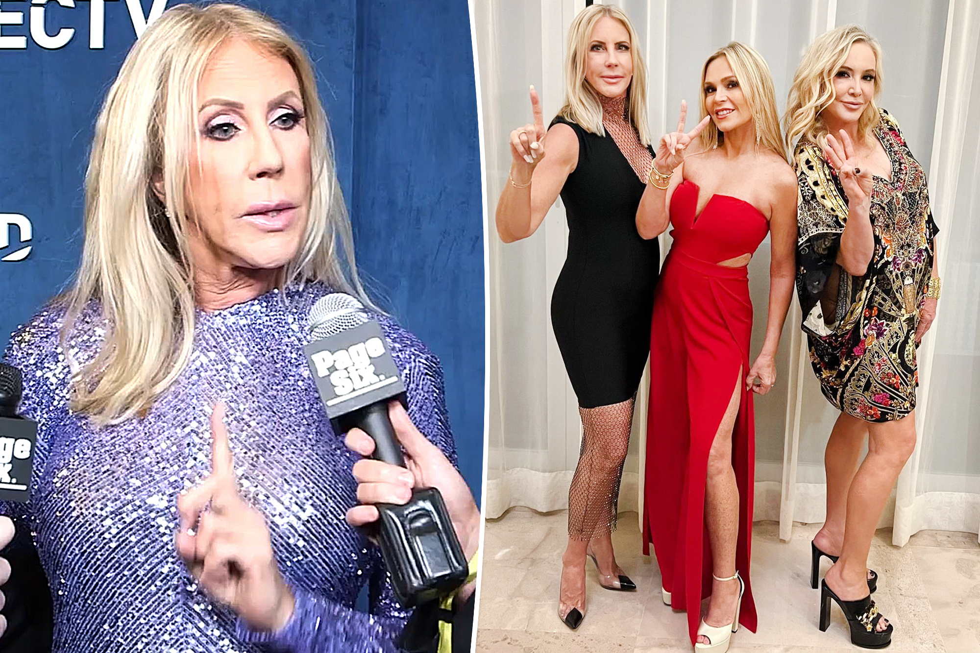 The place Vicki Gunvalson stands with Tamra Choose after wild Tres Amigas feud