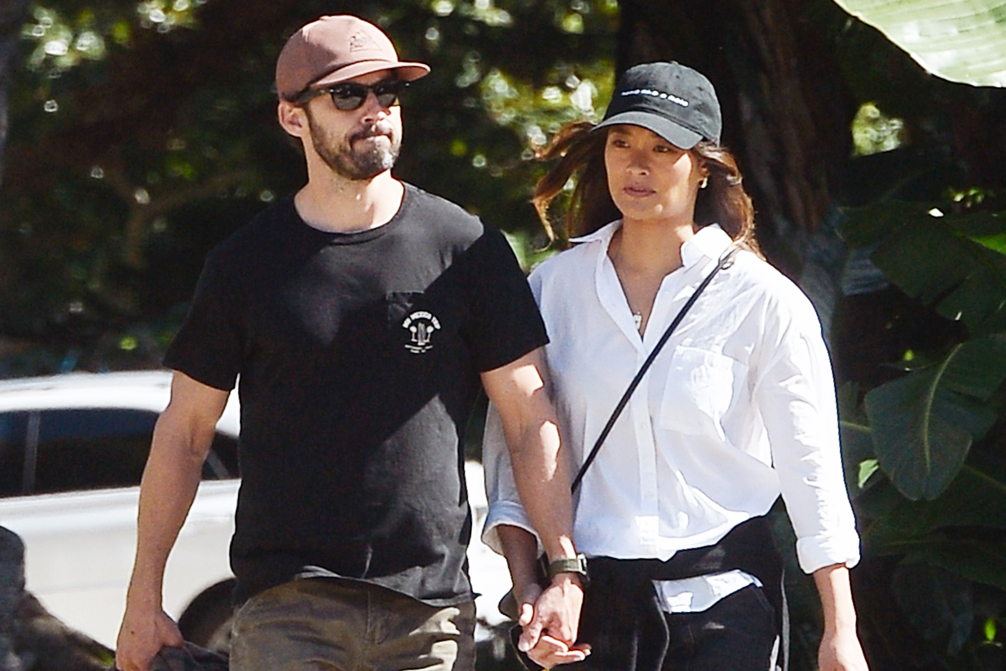 Milo Ventimiglia and spouse Jarah Mariano maintain palms and extra star snaps