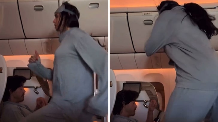 Health Influencer Ripped to Shreds Over Mid-Flight Exercise Caught on Video