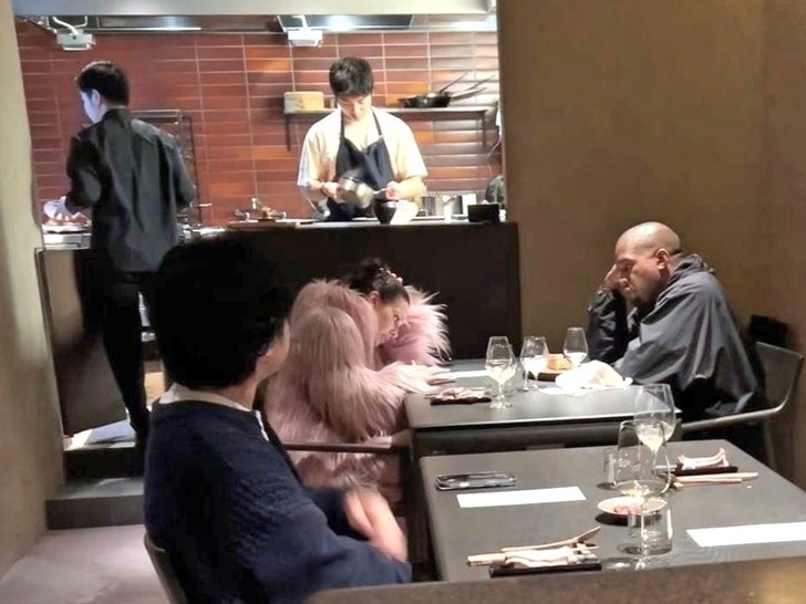 Kanye West and Bianca Censori Look Glum-Confronted Out to Dinner in Tokyo