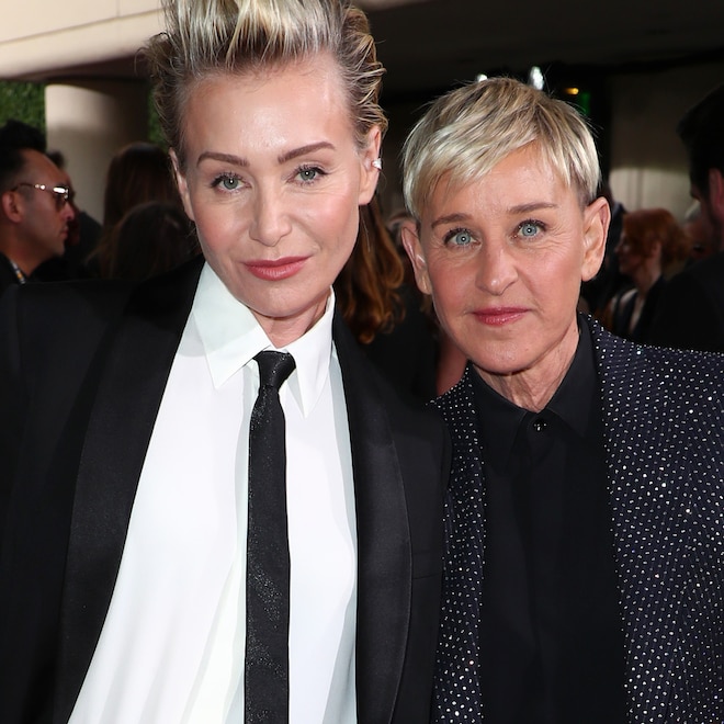 Ellen DeGeneres & Portia de Rossi Celebrate in U.K. After Leaving U.S.