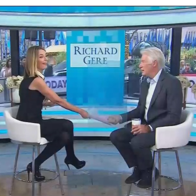 Why Richard Gere Flipped Off Today’s Savannah Guthrie on Live TV