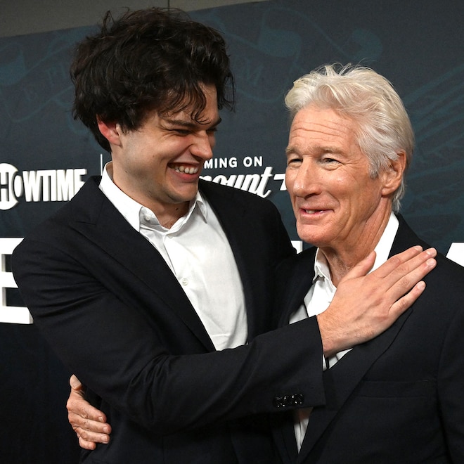 Richard Gere Makes Rare Red Carpet Appearance With Son Homer