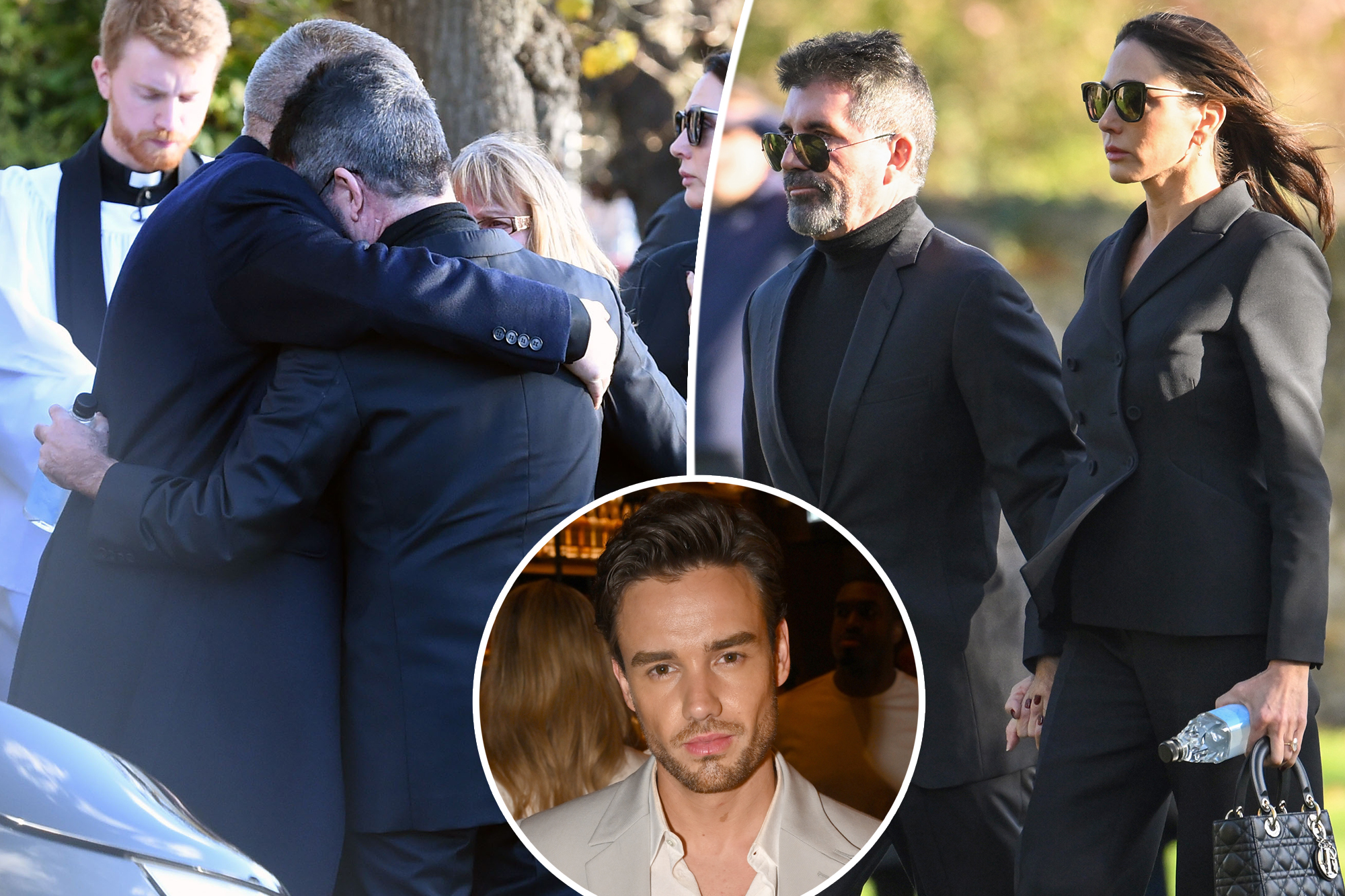 Simon Cowell and fiancée Lauren Silverman attend Liam Payne’s funeral within the UK