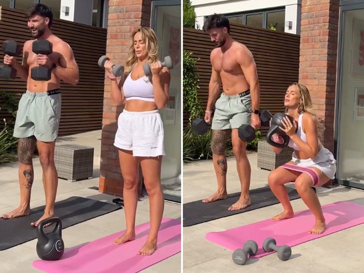 ‘Love Island’ Couple Millie Court docket and Liam Reardon’s Exercise Sesh!