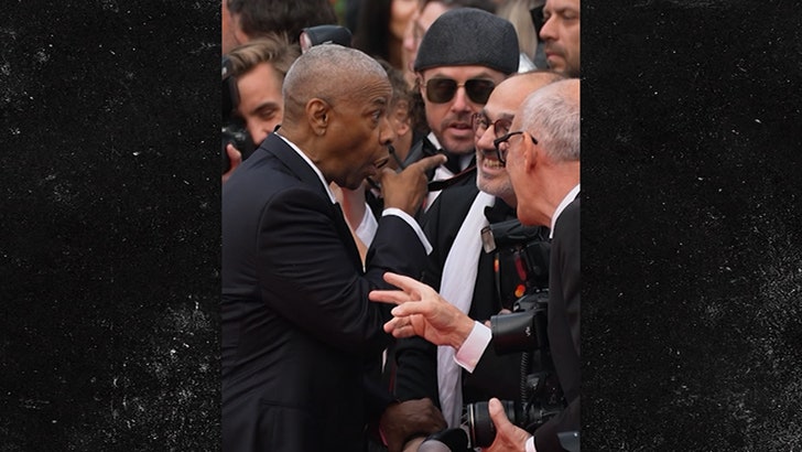 Denzel Washington Fumes at Photographer on Cannes Crimson Carpet, on Video