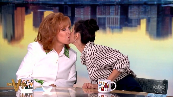 Sarah Silverman Enjoys Impromptu Kiss With Pleasure Behar on ‘The View’