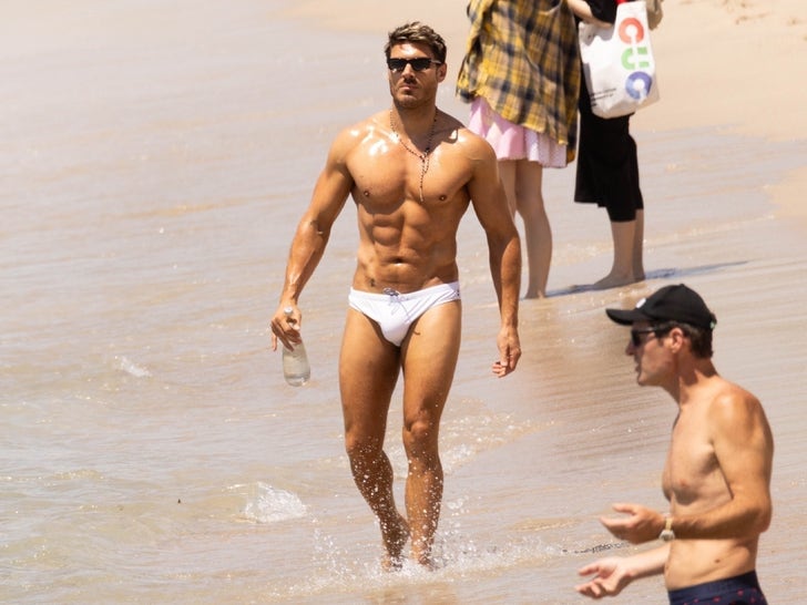 Chris Appleton Reveals Off Bulge on European Trip in Cannes
