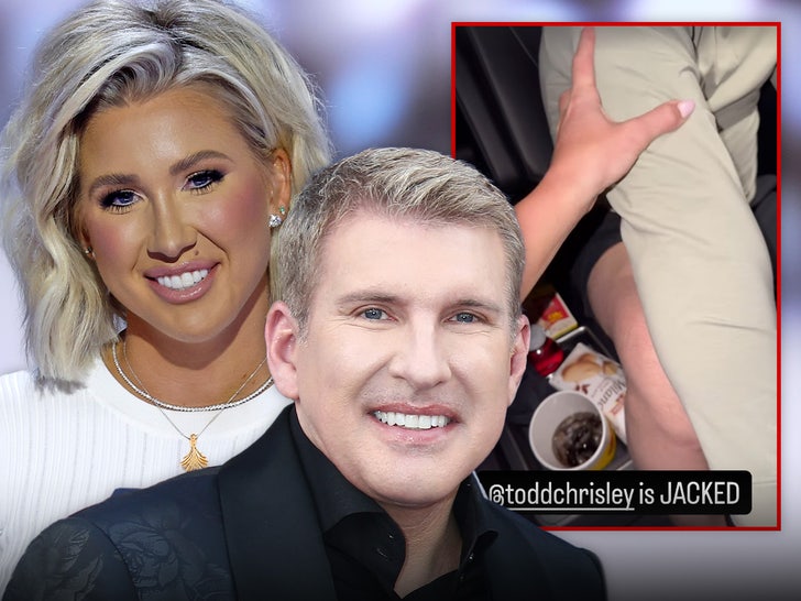 Todd Chrisley Flaunts Muscular tissues to Carsick Savannah After Jail Exit