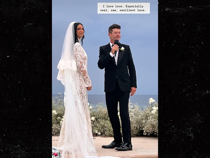 Robin Thicke, April Love Geary Lastly Marry in Los Cabos, Mexico
