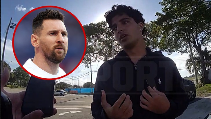 Lionel Messi Fan Chastised By Cop After Dashing Soccer Star