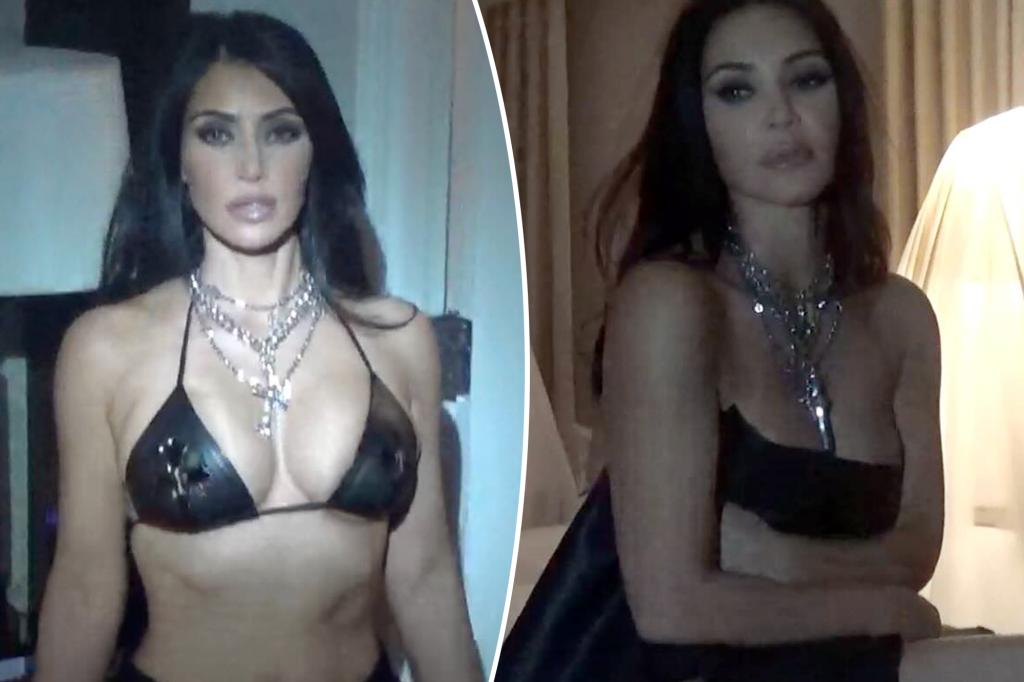 Kim Kardashian wears jewellery and never a lot else in sultry photograph shoot