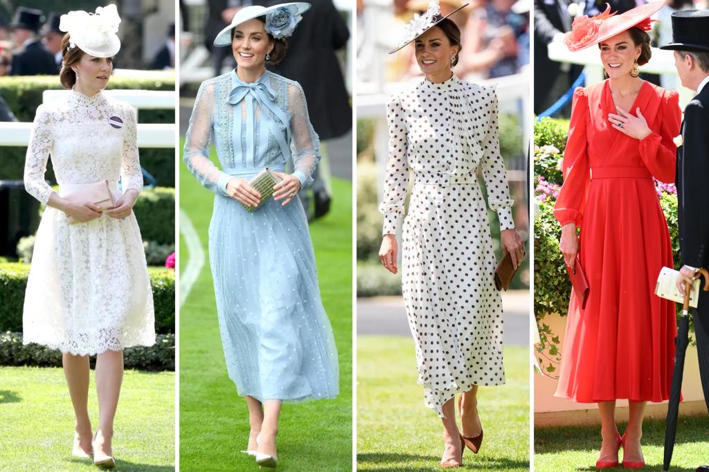 Kate Middleton’s Royal Ascot appears by the years