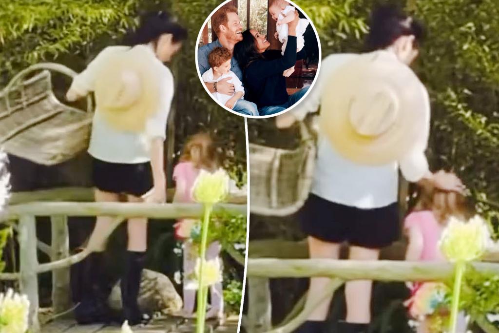 Meghan Markle and Prince Harry’s daughter, Lilibet, makes uncommon cameo in mother’s video