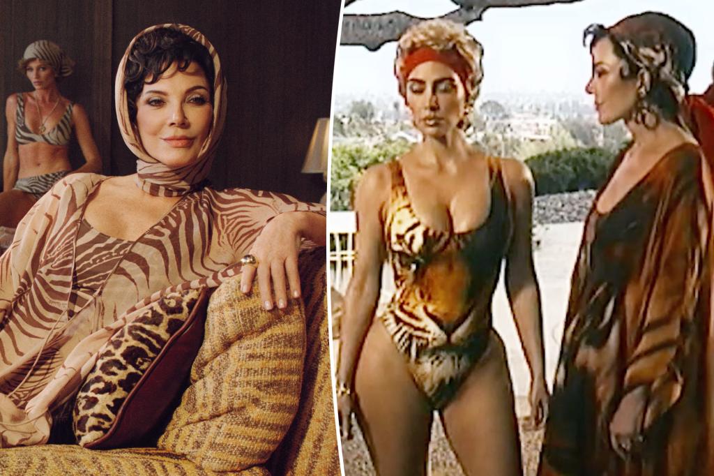 Kris Jenner fashions caftans in new Skims x Roberto Cavalli marketing campaign