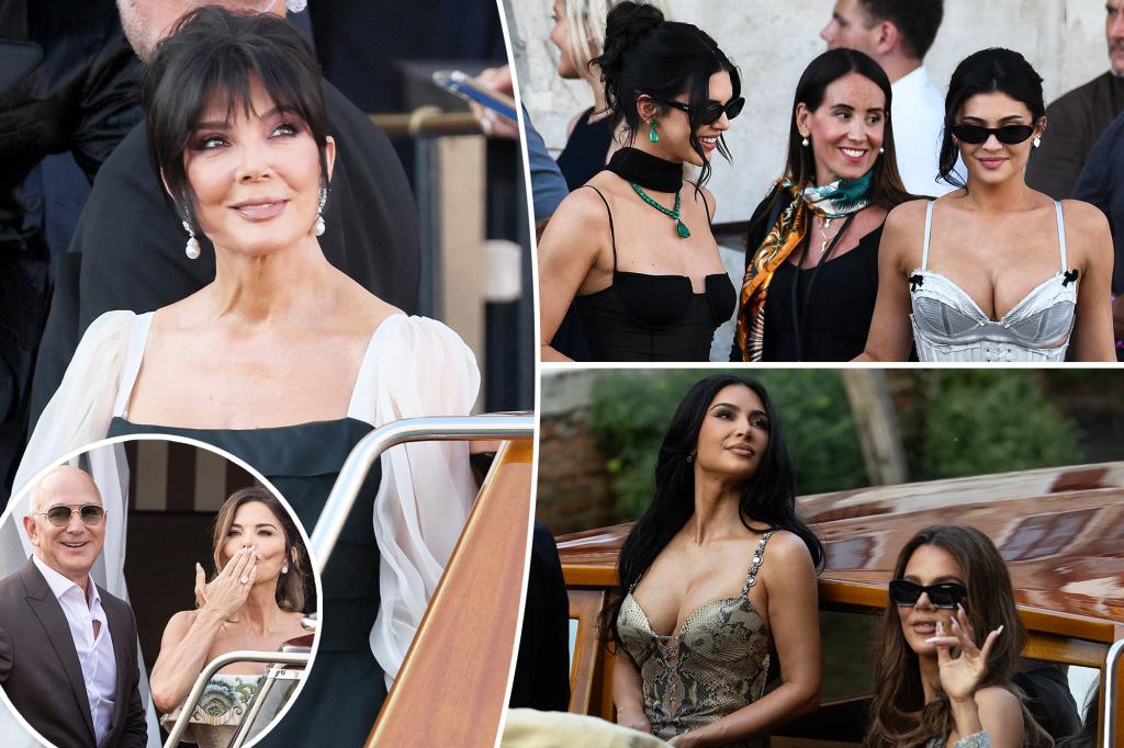 Kris Jenner pushed for Khloé Kardashian, Kendall and Kylie to be invited to Jeff Bezos, Lauren Sánchez’s wedding ceremony