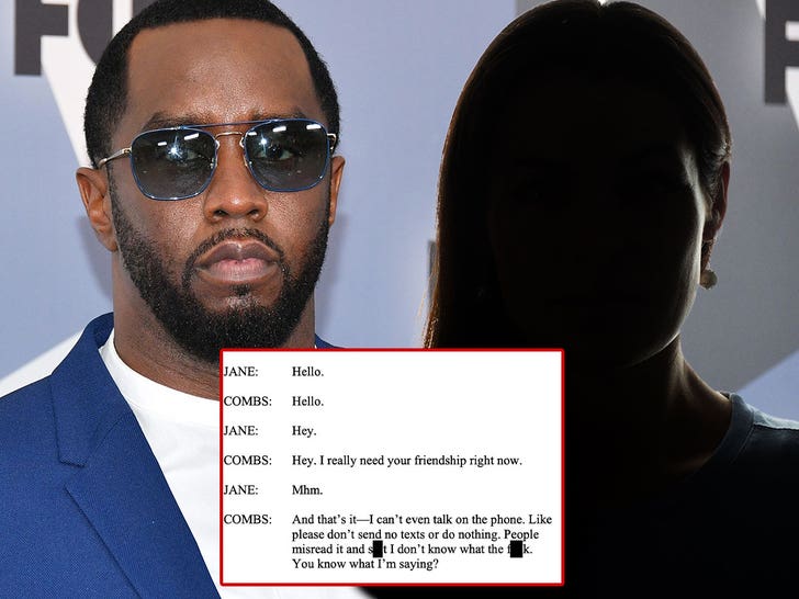 Diddy’s Dialog With ‘Jane’ Days After Cassie Filed Civil Lawsuit Revealed