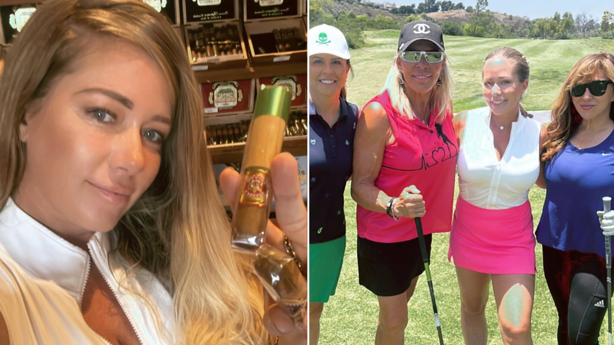 Kendra Wilkinson Turns 40 With Golf & Cigars Celebration