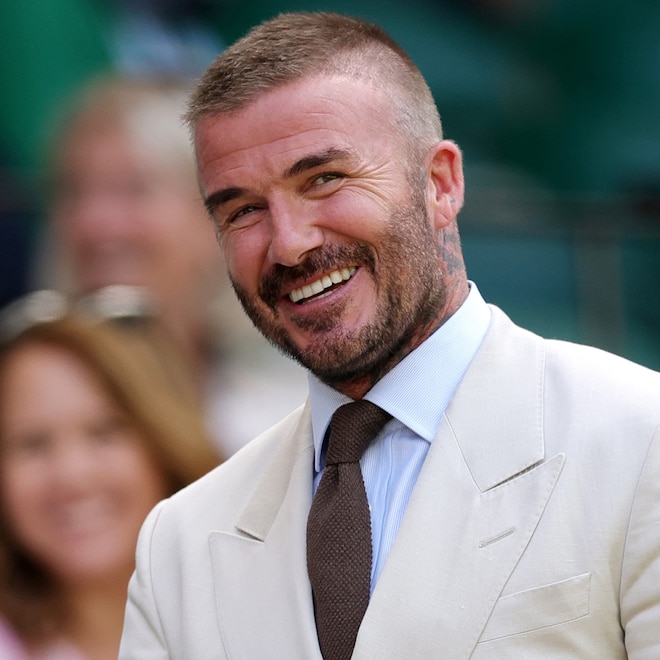 David Beckham Reveals Injured Hand at Wimbledon After Hospitalization