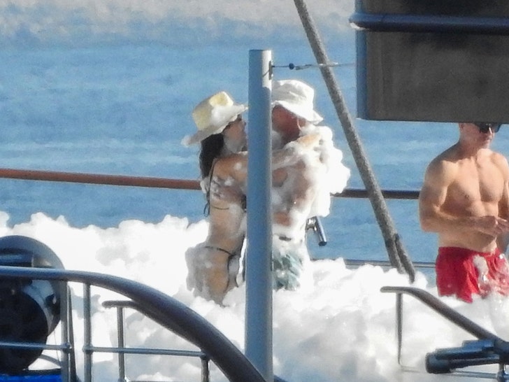 Jeff Bezos and Lauren Sanchez Pack on PDA at Foam Occasion on Megayacht