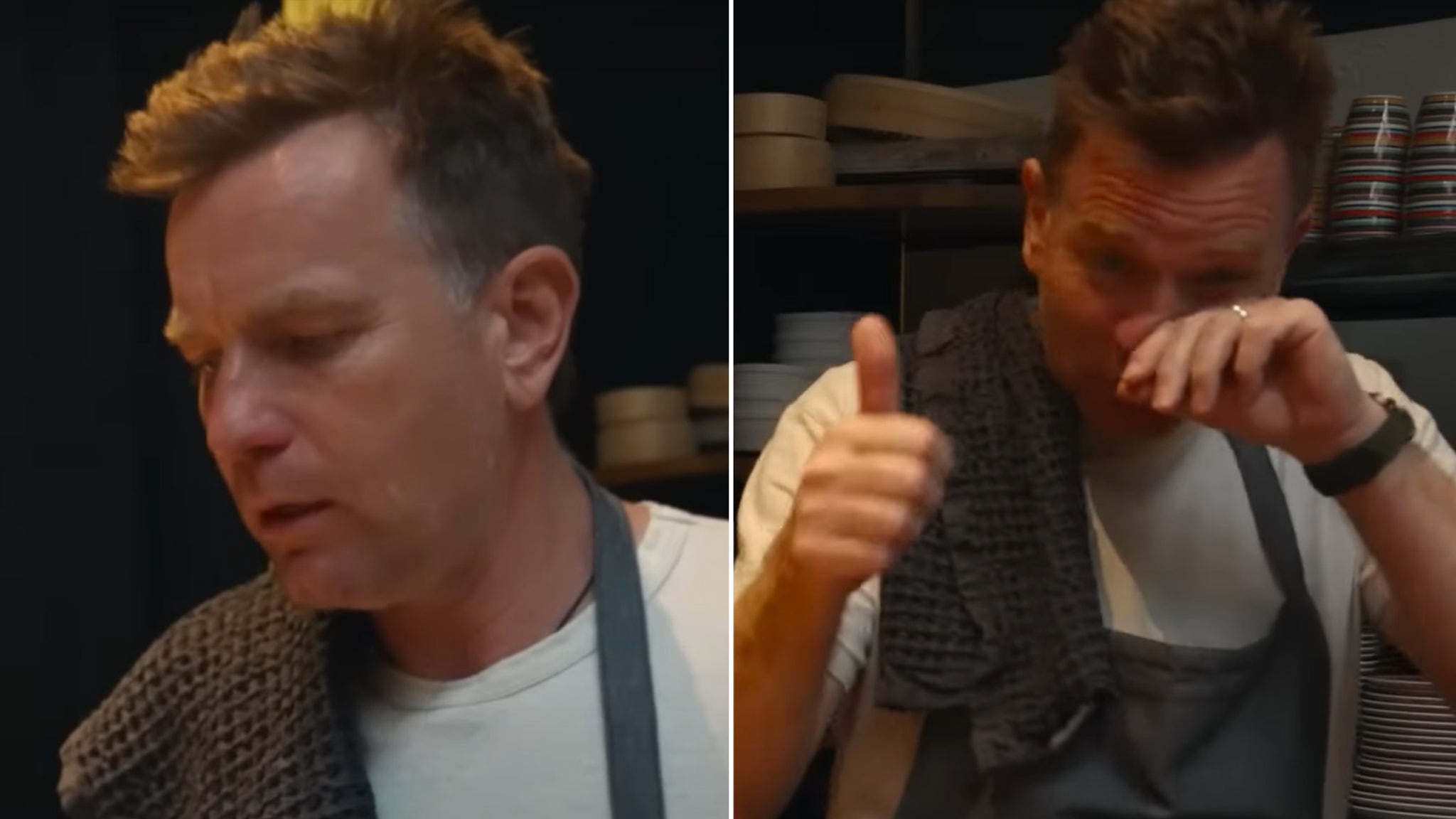 Ewan McGregor Scolds Himself Whereas Making Potatoes In Cooking Present