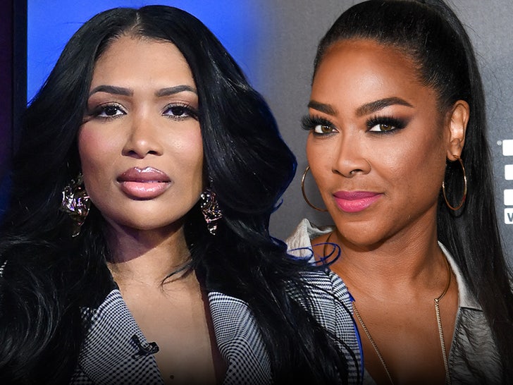 Brit Eady Claims Graphic Images That Obtained Kenya Moore Suspended Weren’t Her