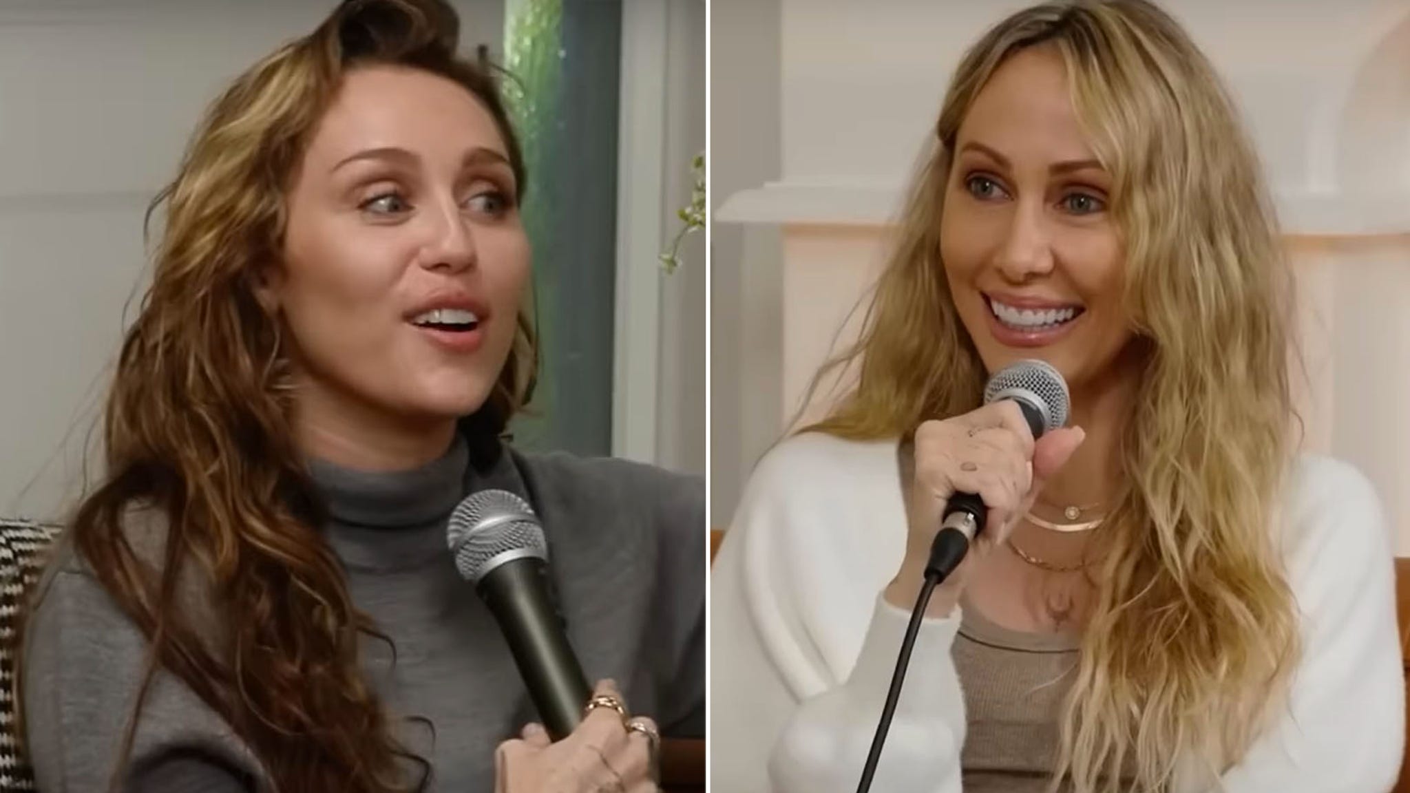 Miley & Tish Cyrus on Unfollow-gate, Miley Getting Kicked Out of ‘Bizarre Spiritual College’