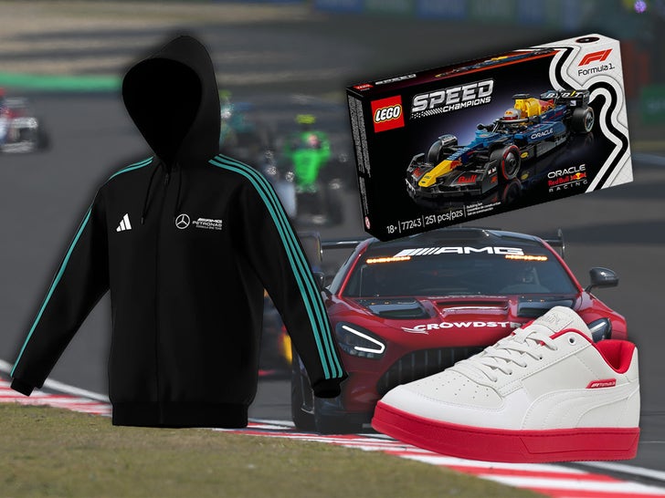 Components 1 Merch Revs Into Overdrive with New F1 Film