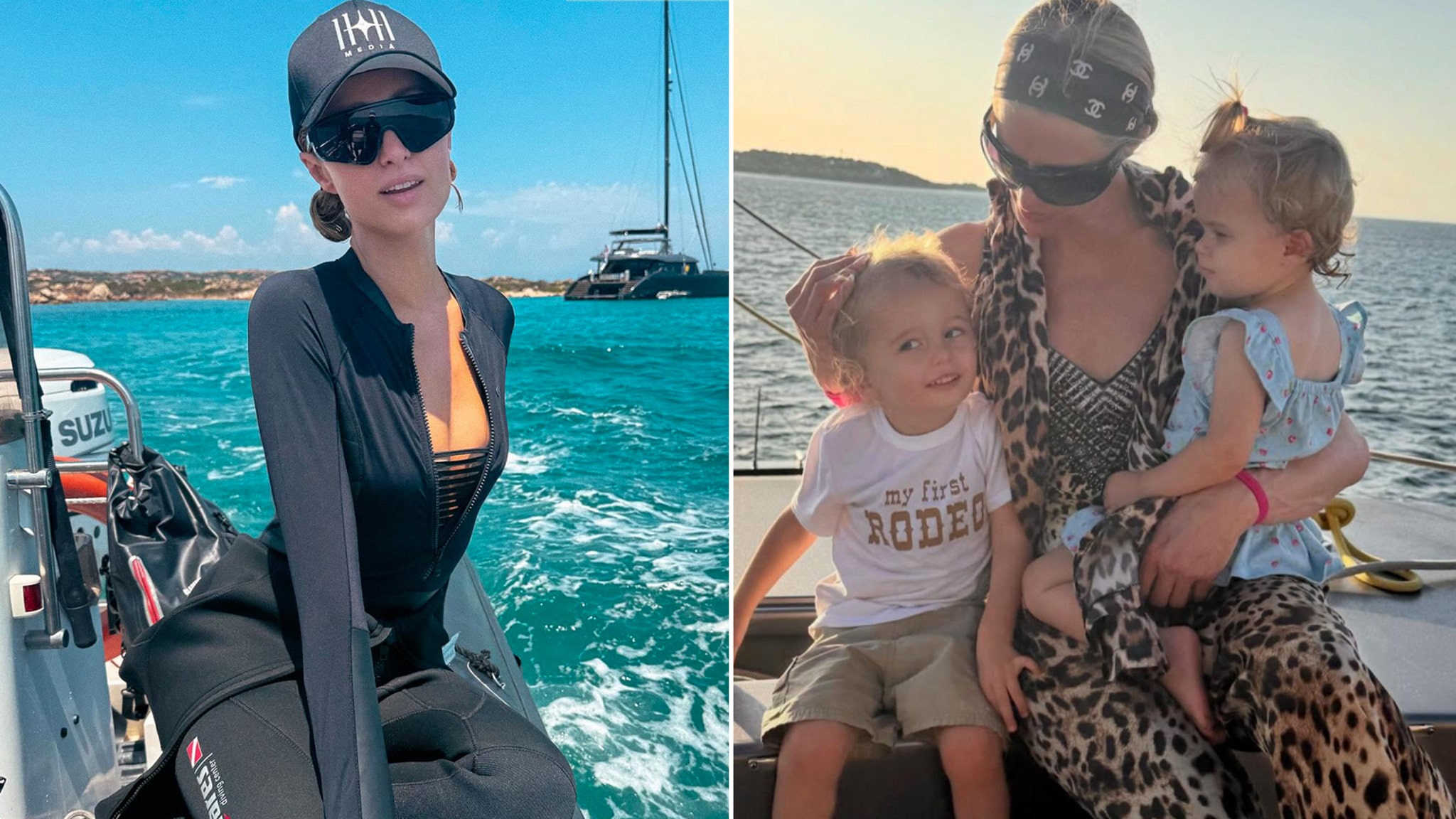 Paris Hilton Is Sliving on Mediterranean Trip with Her “Cutesie Crew”