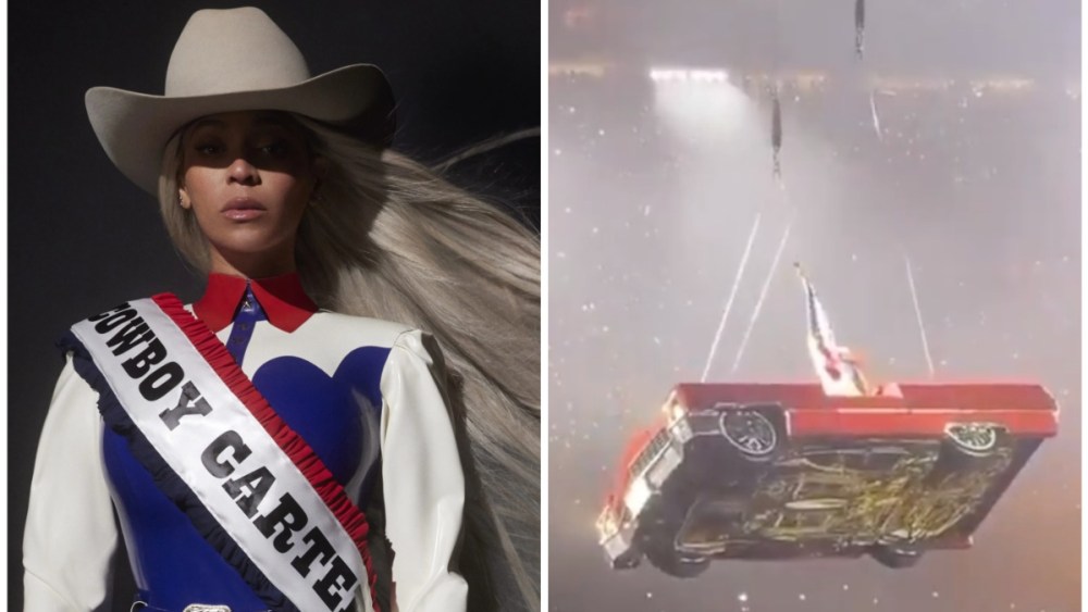 Beyoncé’s Mid-Air Automobile Virtually Ideas Over Throughout ‘Cowboy Carter’ Tour