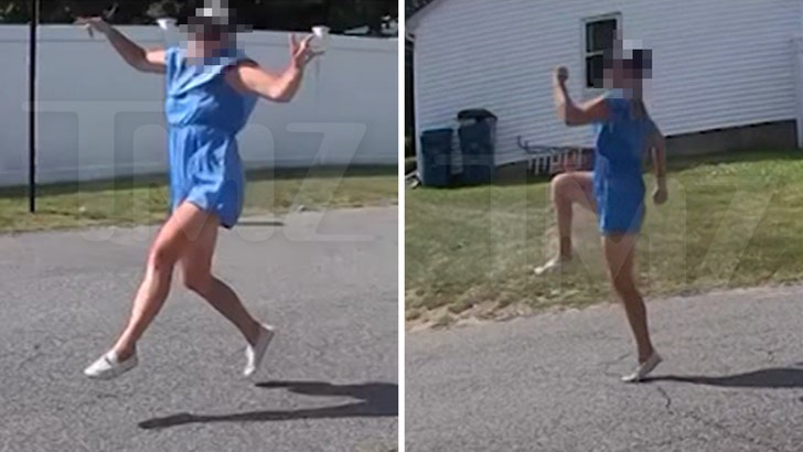 Karen Learn Supporters Harass O’Keefe Household Publish Verdict, Girl Dances Outdoors House