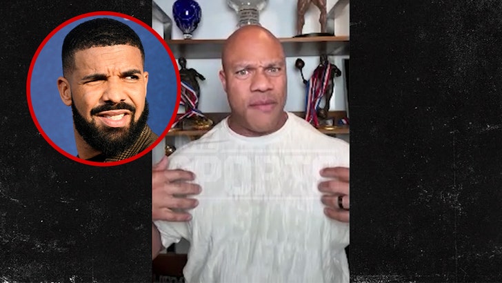 Phil Heath Presents To Practice Drake After Viral Shirtless Photograph